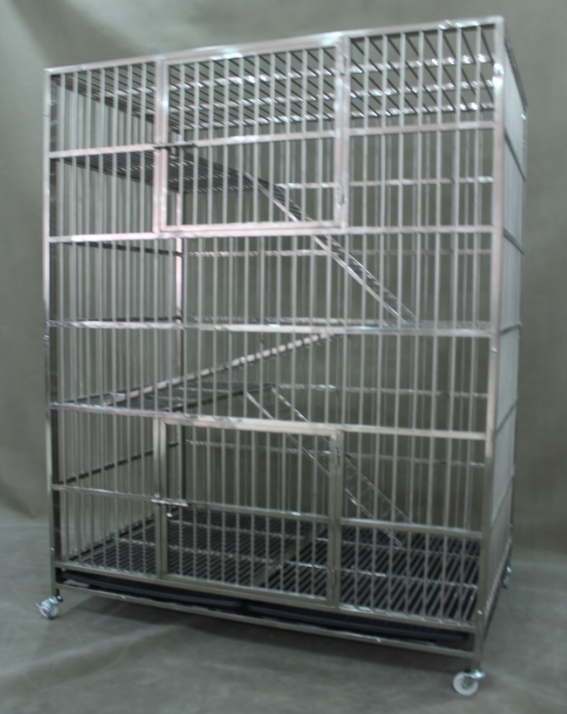 Stainless Steel Cat Cage 9200 Solid Steel